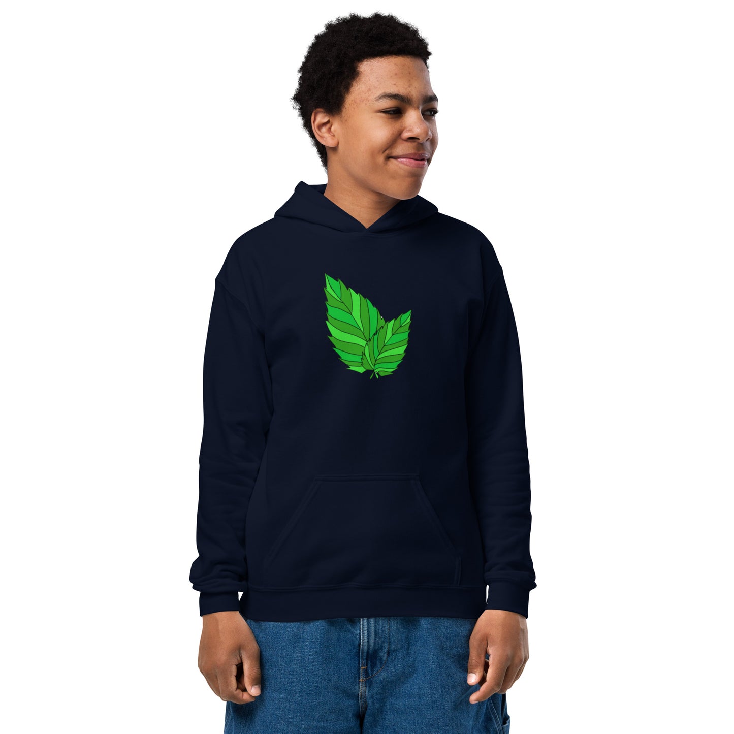 Youth heavy blend leaf hoodie